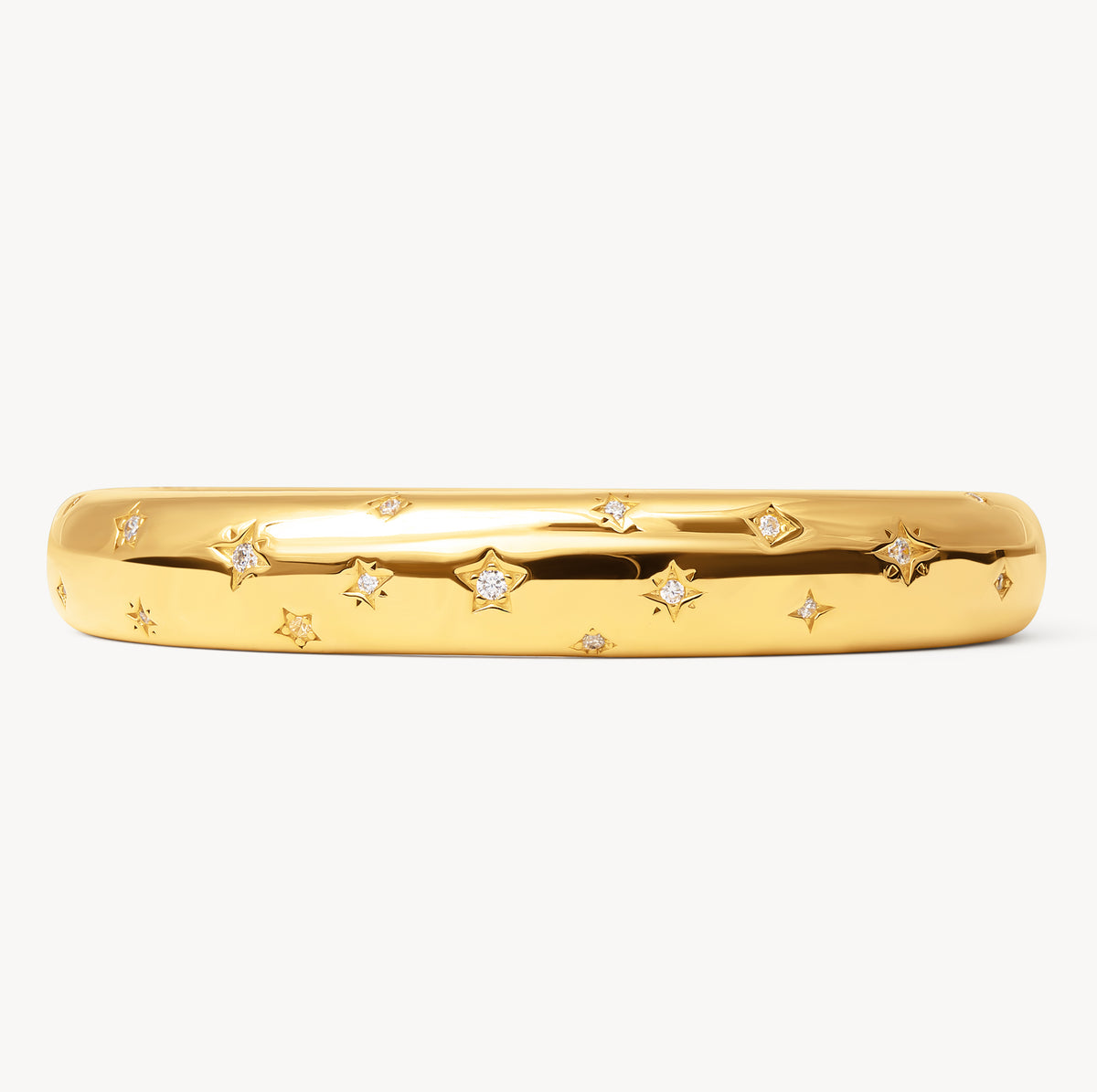 H&B Champagne Starburst Sparkle Reversible Cuff