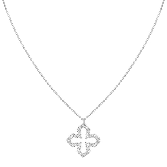 "Finn" 18k Gold and Diamond Charm Necklace