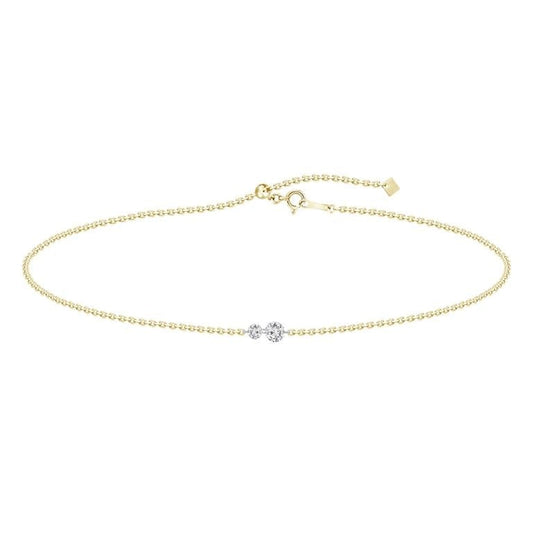 "Birdie" 18k Gold with Diamonds Bracelet Unison Jewelry