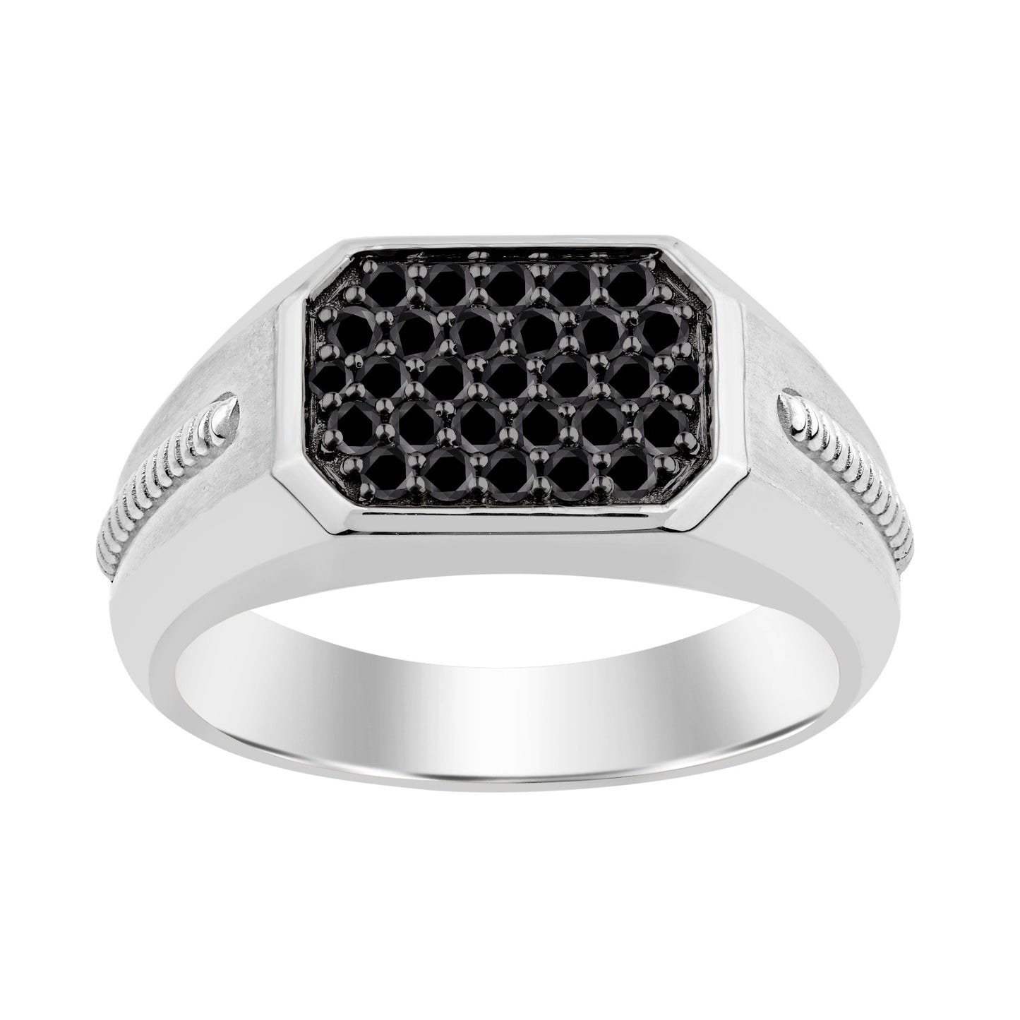 "Rhyan" Diamond Textured Ring