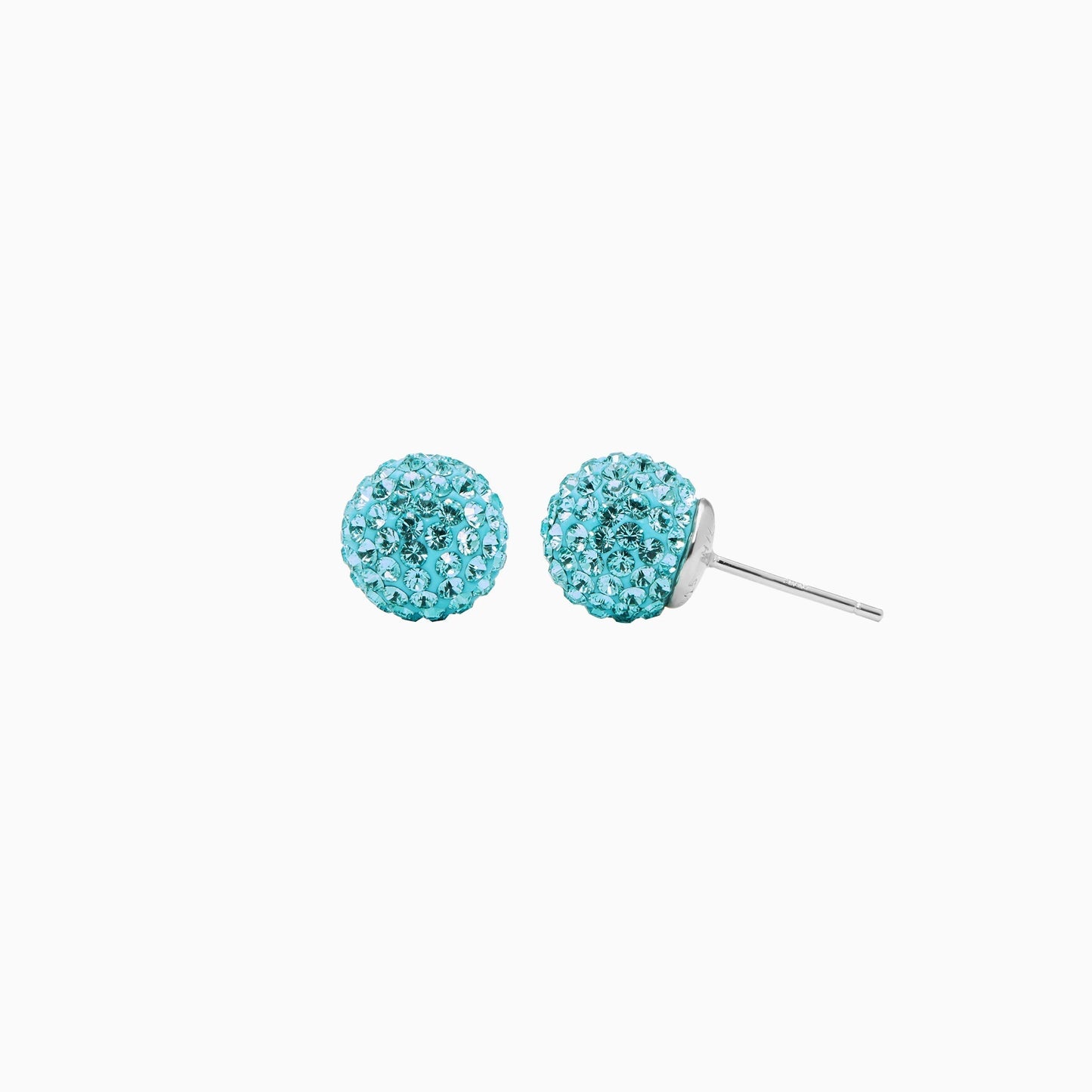 H&B Medium Birthstone Sparkle Ball™ Stud Earrings