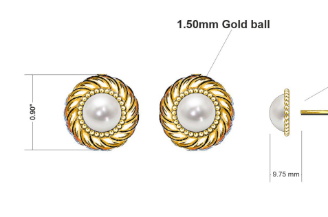 Roset DRIP "Marilyn" Earrings Roset Drip