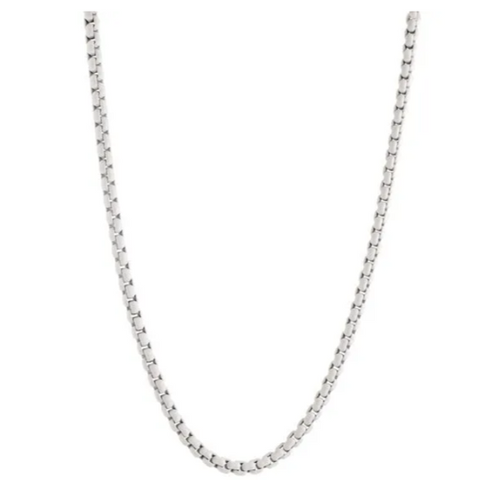 ITALGEM - Stainless Steel Candy White Box Chain Italgem