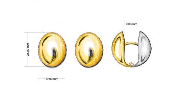 Roset DRIP "Judy" Earrings Roset Drip