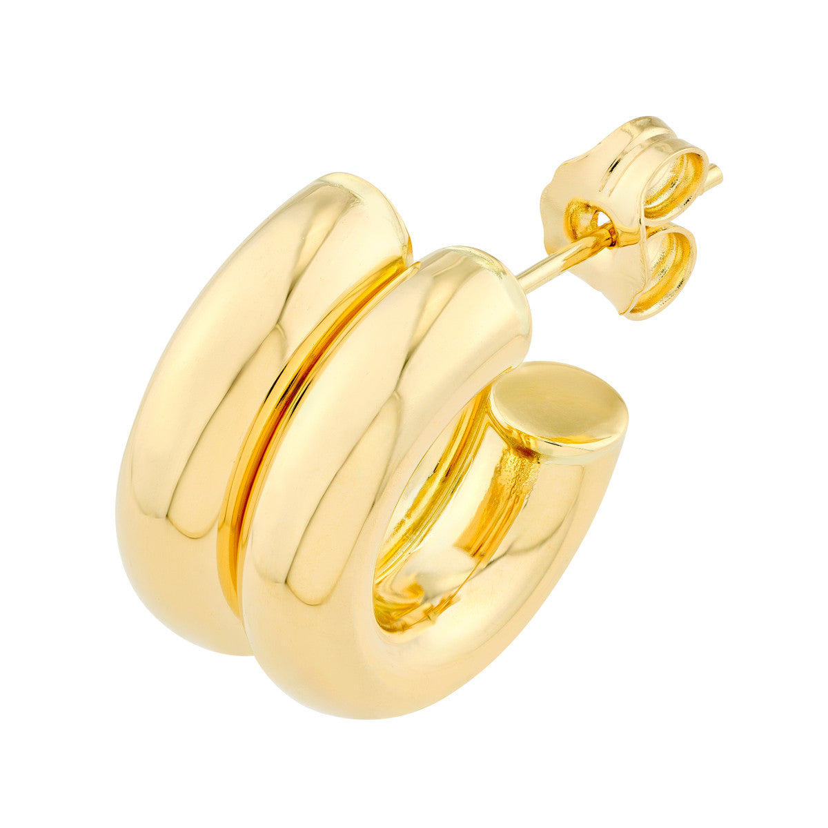Roset Gold Label 'Mady' Double Hoop Earrings