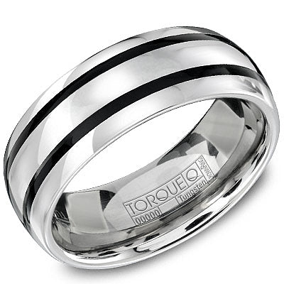 Torque - Tungsten Carbide Men's Ring TU-0003 Roset Jewelry