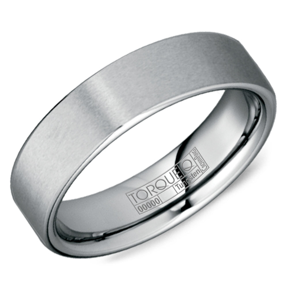 Crown Ring Tungsten Carbide - Men's Ring TU-0004