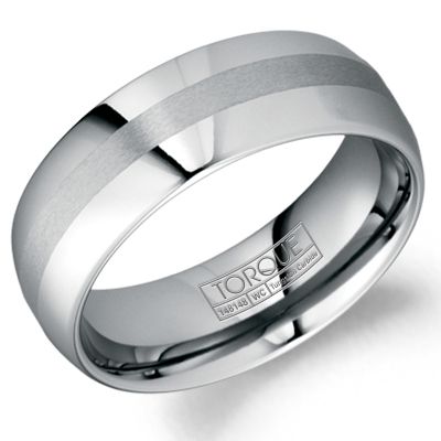 Torque - Tungsten Carbide Men's Ring TU-0193 Roset Jewelry