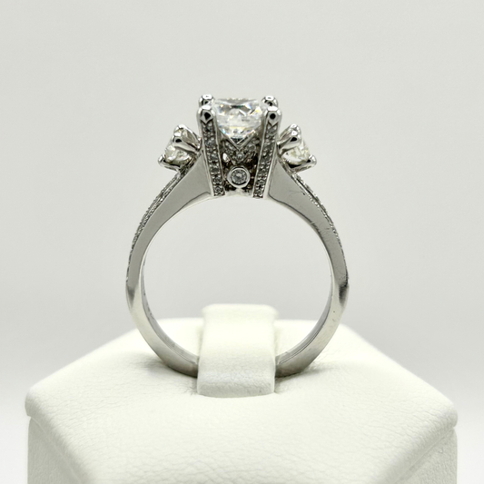 Roset 18K Gold Engagement Ring 1209mt