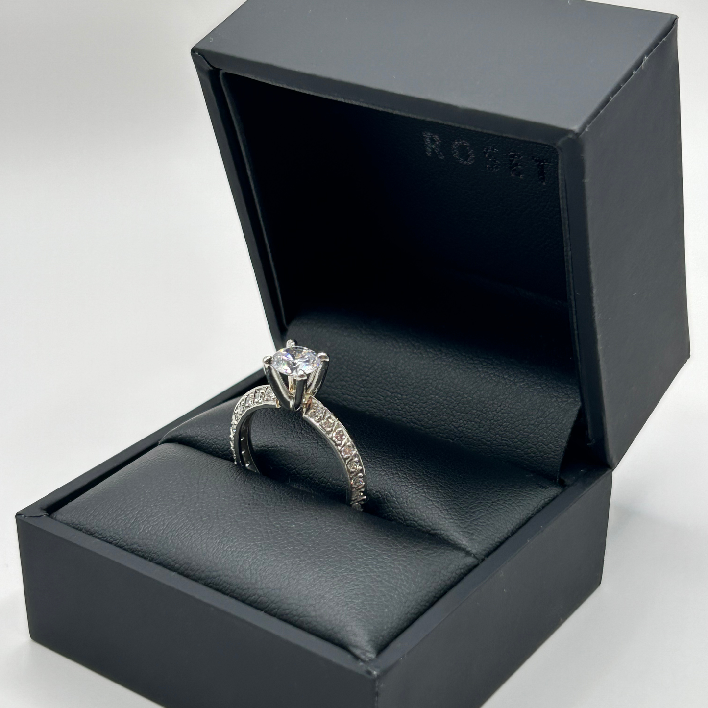 Roset Platinum Engagement Ring