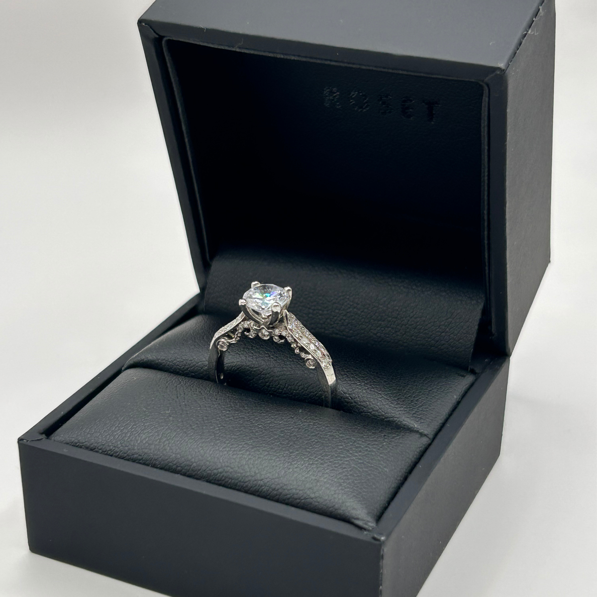 Verragio 18K White Gold Engagement Ring 7031X