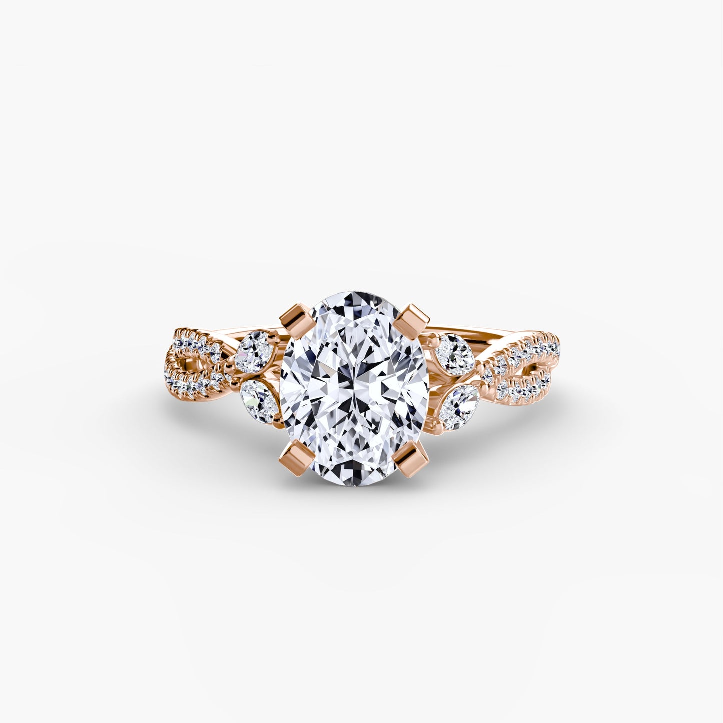 The Twist Pavé Ring Roset Jewelry