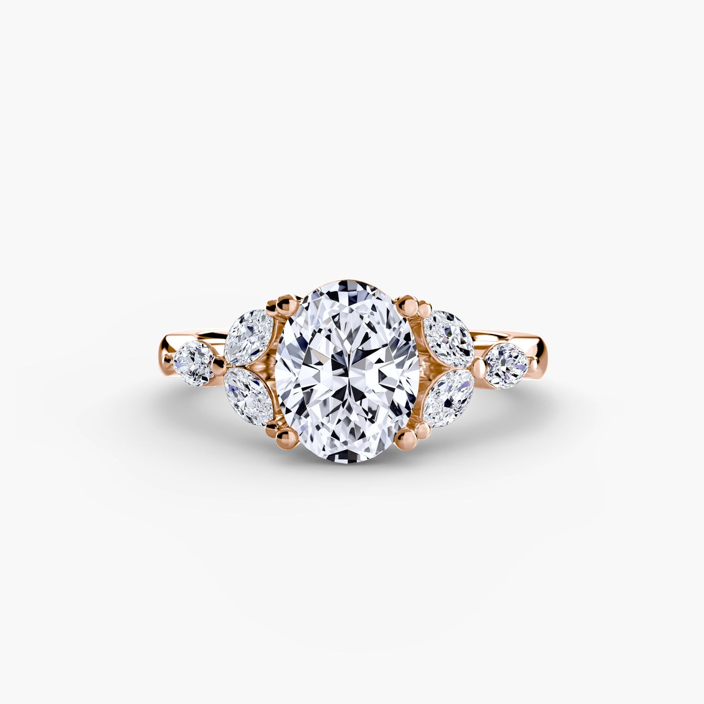 The Shoulder Cluster Ring Roset Jewelry