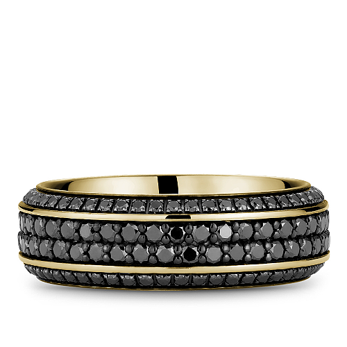 Bleu Royale 14K Gold Men's Ring RYL-236YBD75 Crown Ring