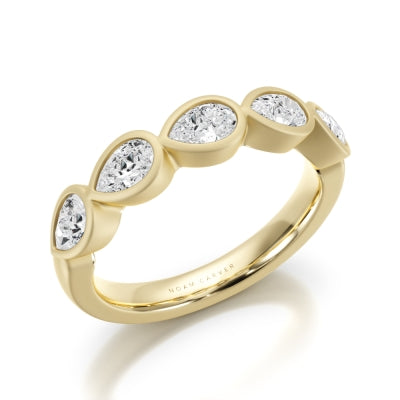 Noam Carver GLOW East-West Pear Diamond Band Noam Carver