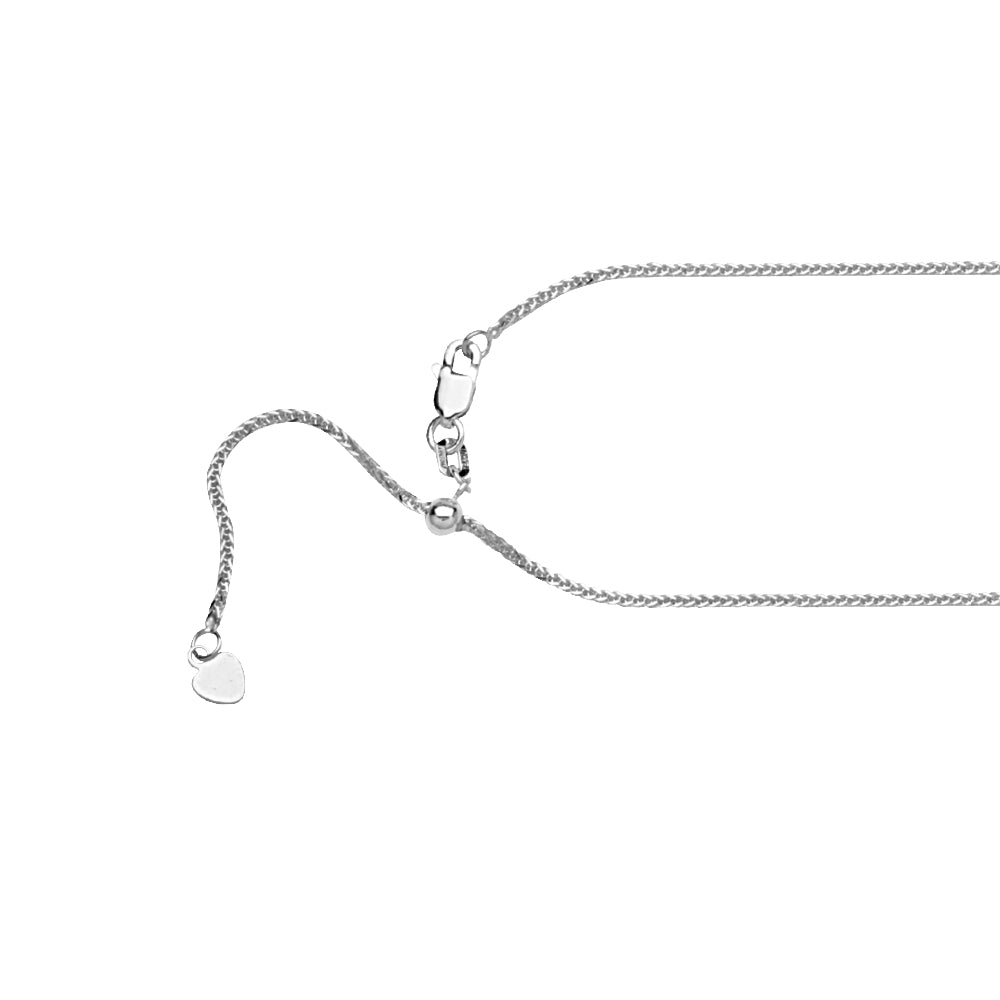 Roset Gold Label "Meagan" 10K Gold 22" Adjustable Wheat Chain Roset Gold Label