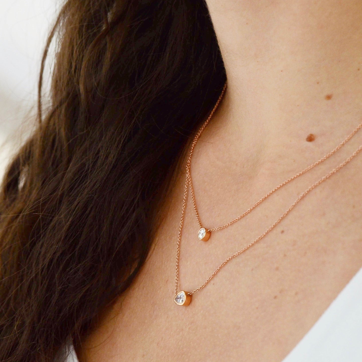 Forevermark Pear Shaped Tribute Diamond Necklace Natalie K.
