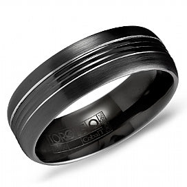 Torque - Titanium Men's Ring CBB-7029 Crown Ring
