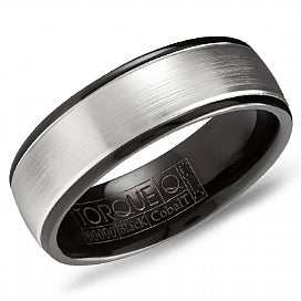 Torque - Titanium Men's Ring CBB-7034 Crown Ring