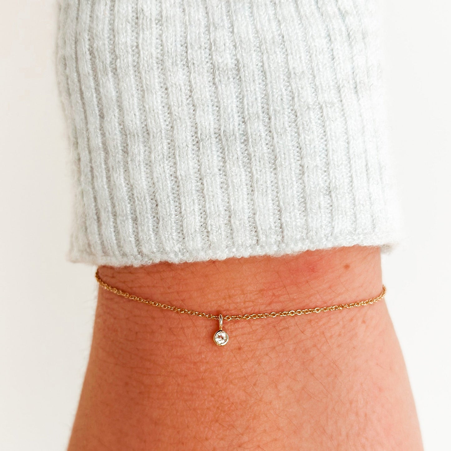 FUSE by Roset - You're a Gem 10K Gold Round Genuine Gemstone Charm Roset - Fuse