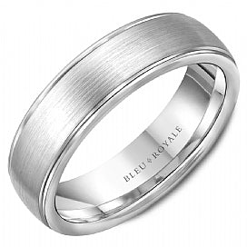 Bleu Royale 14K White Gold Men's Ring RYL-004W65 Crown Ring