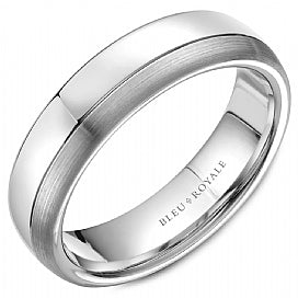 Bleu Royale 14K White Gold Ring RYL-069W6 Crown