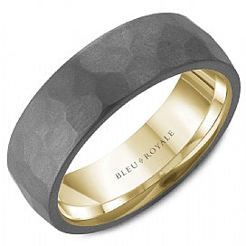 Bleu Royale 14K Gold & Tantalum Ring RYL-122TY7 Crown