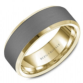 Bleu Royale 14K Gold & Tantalum Ring RYL-123TY8 Crown Ring