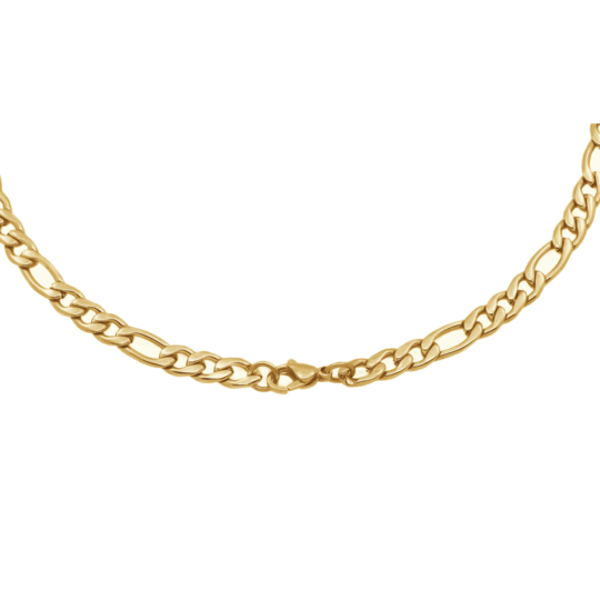 ITALGEM - Gold and St. Steel 4.5 Figaro Chain