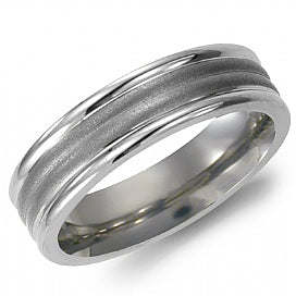 Torque - Titanium Men's Ring TI-0019 Crown Ring