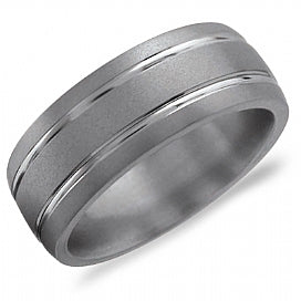 Torque - Titanium Men's Ring TI-0040 Crown Ring