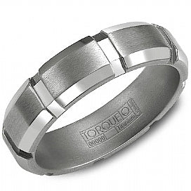Torque - Titanium Men's Ring TI-0061 Crown Ring
