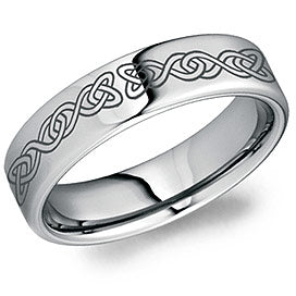 Torque Wedding Band TU-0508-1 Crown Ring