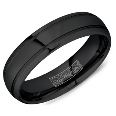 Torque - Tungsten Carbide Men's Ring TU-0514 Crown Ring