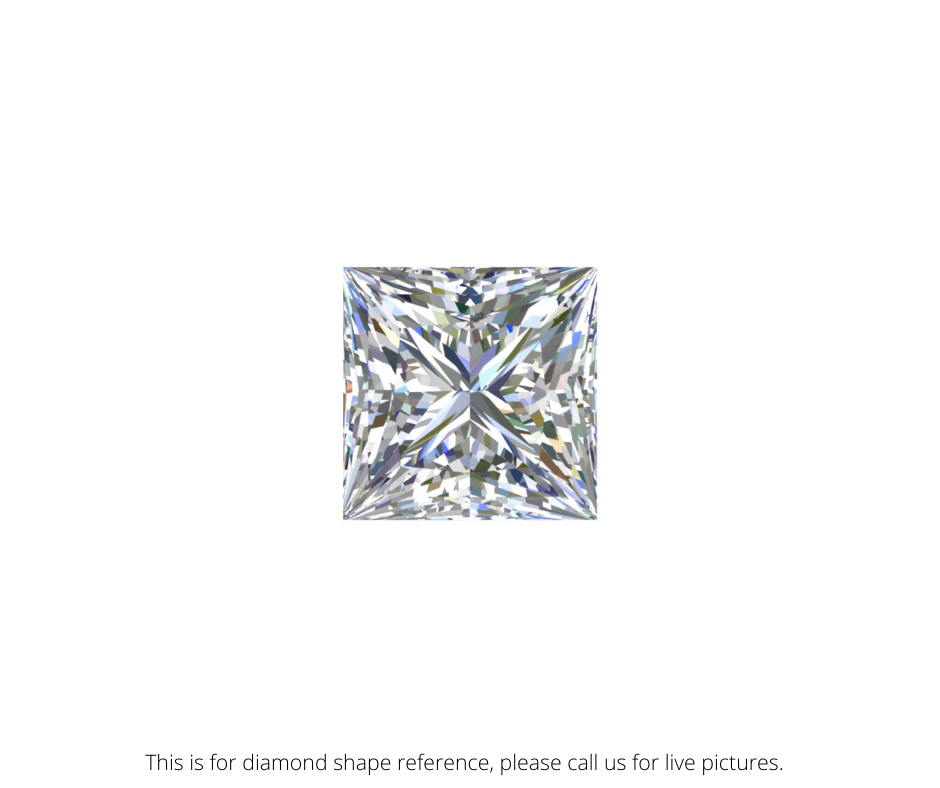 0.41ct. Princess Cut Diamond - I SI1 - Roset Z424