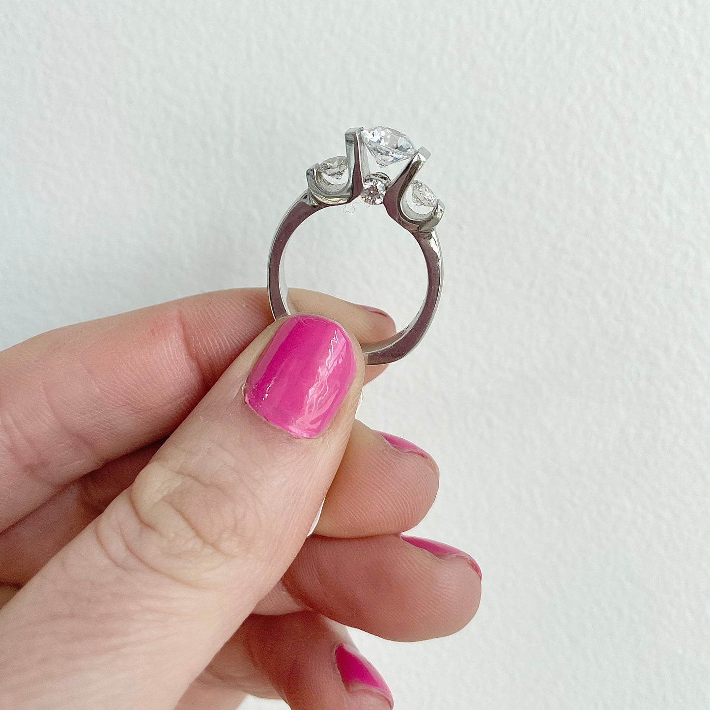 Roset 14K White Gold Engagement Ring MM2219Mt