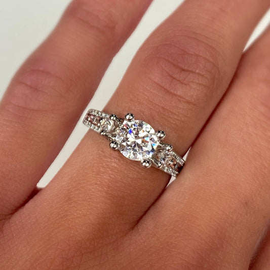 Roset 18K Gold Engagement Ring 1209mt Roset By Reid