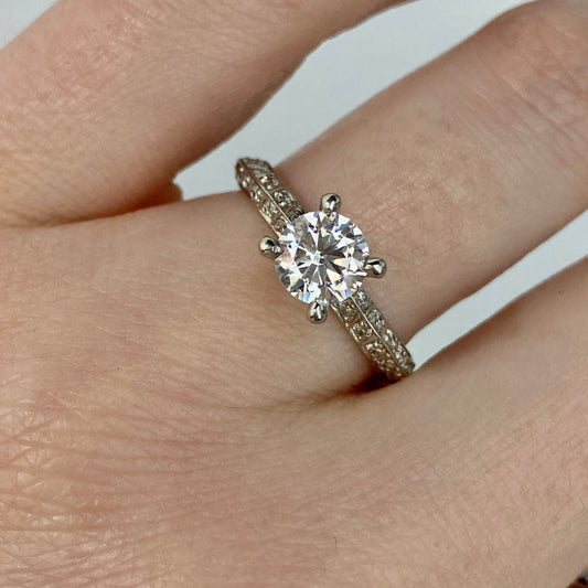 Roset Platinum Engagement Ring Roset By Reid