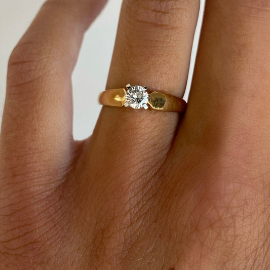 Roset 14K Yellow Gold Diamond Ring Roset Jewelry