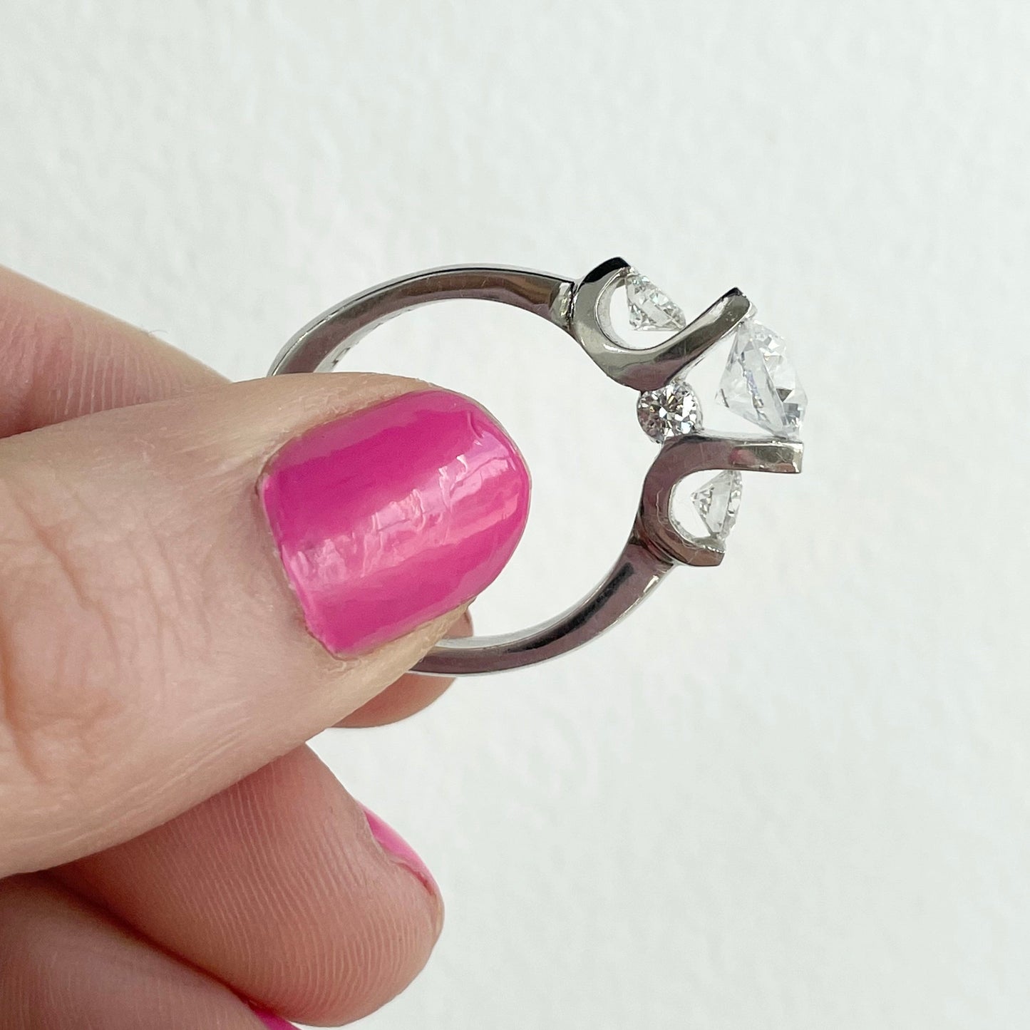 Roset 14K White Gold Engagement Ring MM2219Mt