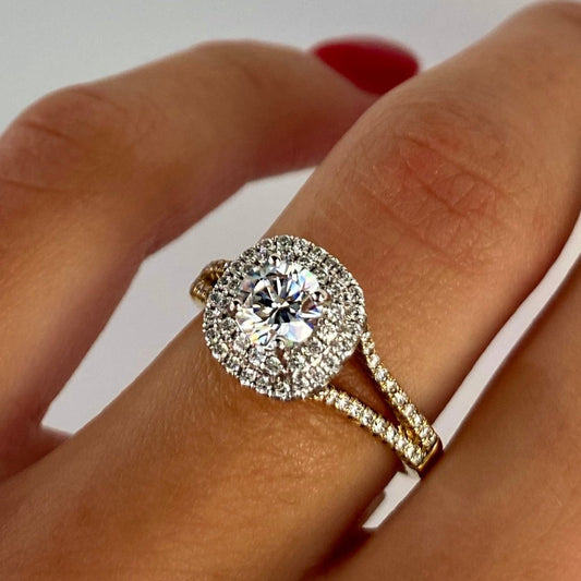 Venetti 14K Gold Engagement Ring 819WY Venetti