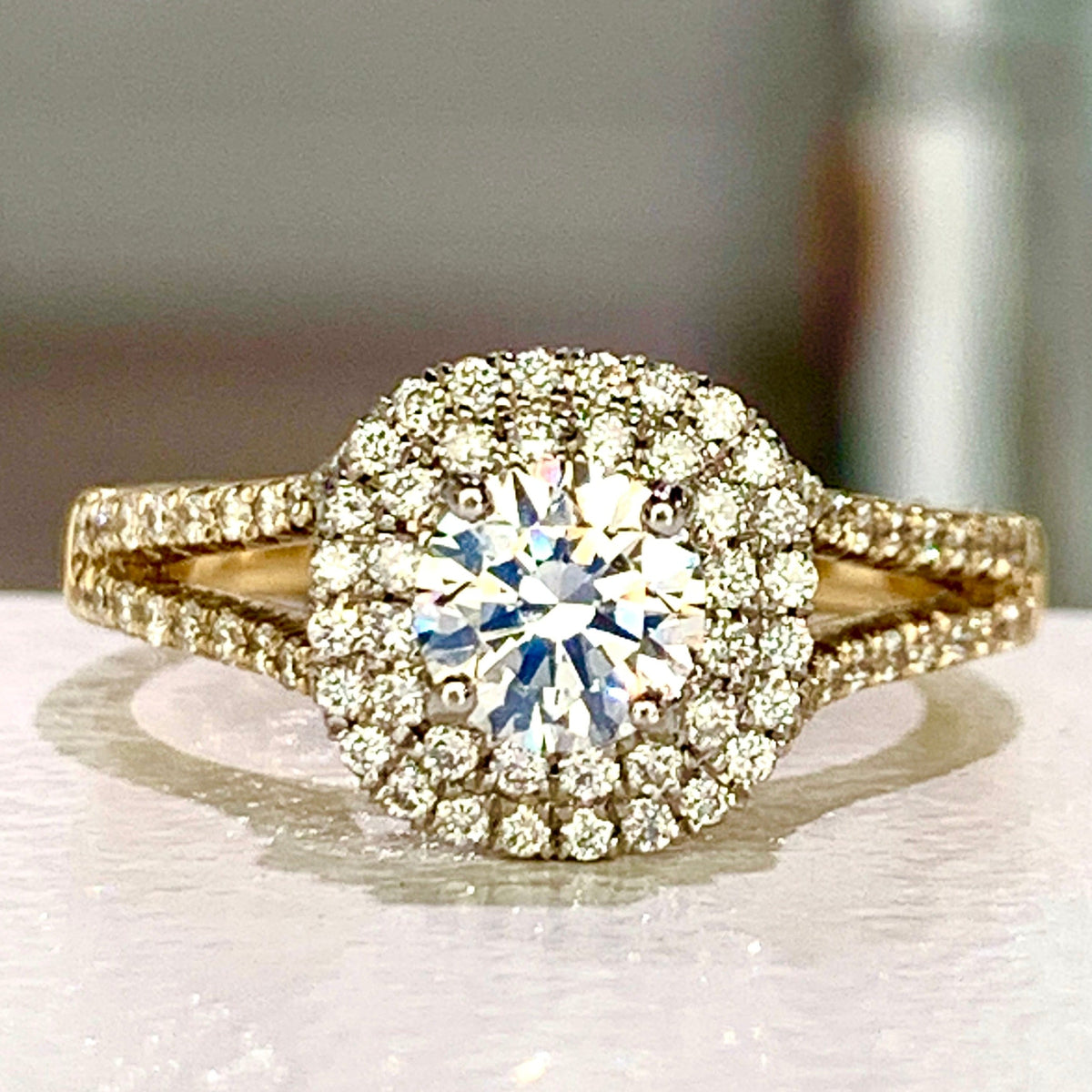 Venetti 14K Gold Engagement Ring 819WY Venetti