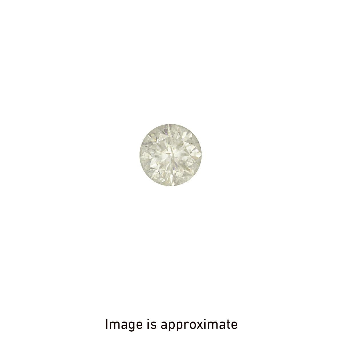 1.09ct. Clarity Enhanced Round Diamond - E I2 - GIA Certified - Roset Z183