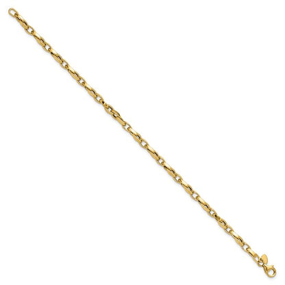 "Anya" 10K Polished Fancy Link Bracelet