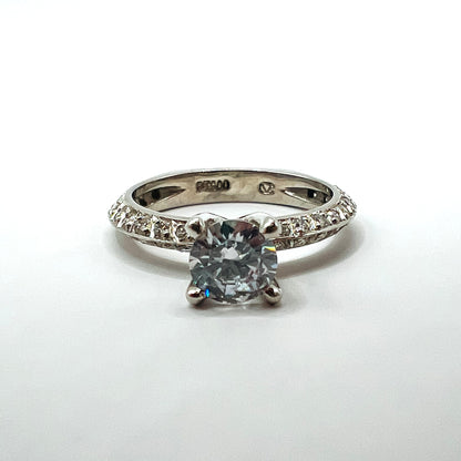 Roset Platinum Engagement Ring