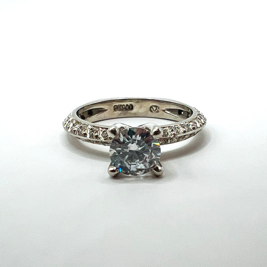 Roset Platinum Engagement Ring