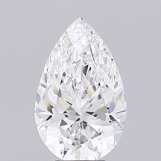 3.02ct. Pear Lab Grown Diamond - E VS1 - IGI Certified - Roset Z485