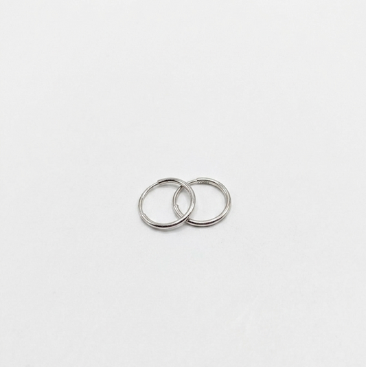 Gold Endless Hoop Earrings