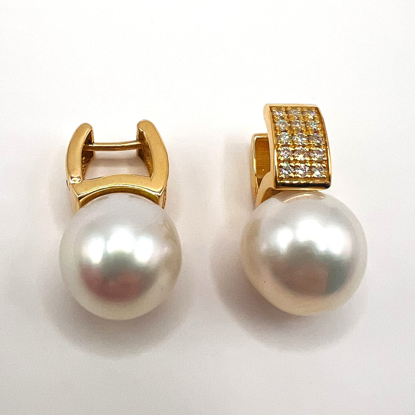 Diamond Pearl Huggies