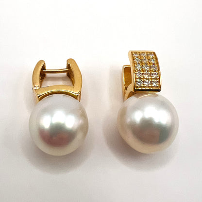 Diamond Pearl Huggies